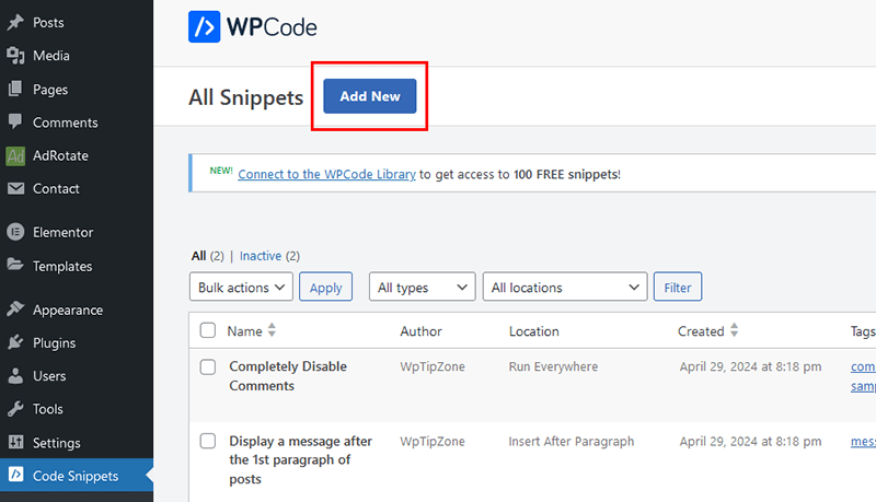 Hide WordPress Screen Options Tab