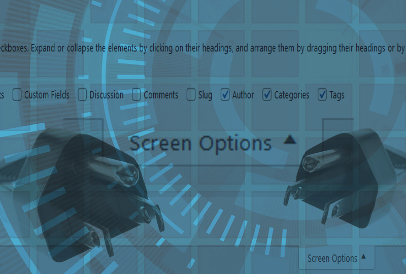 How To Hide Screen Options From The WordPress Admin Dashboard