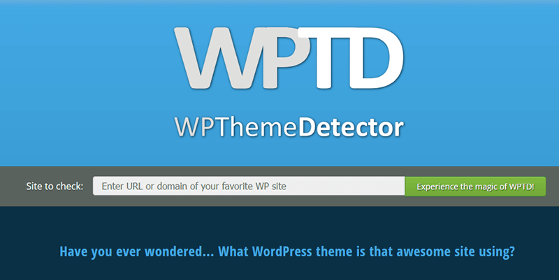 WordPress Theme Detector - WP Theme Detection Online